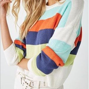 Forever 21 Boxy Striped Sweater